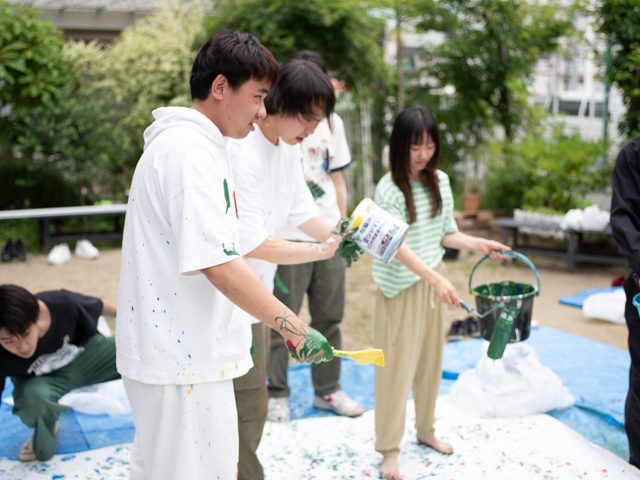 日本写真映像専門学校　写専　SHASEN　大阪　写真　専門学校　願書受付中　一眼レフ ミラーレス　カメラ　カメラマン　フォトグラファー　ペイント　ペイントフォト　アクションペインティング