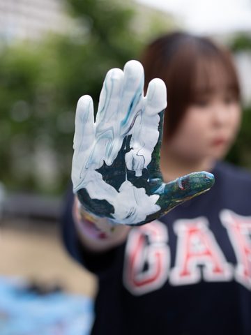 日本写真映像専門学校　写専　SHASEN　大阪　写真　専門学校　願書受付中　一眼レフ ミラーレス　カメラ　カメラマン　フォトグラファー　ペイント　ペイントフォト　アクションペインティング